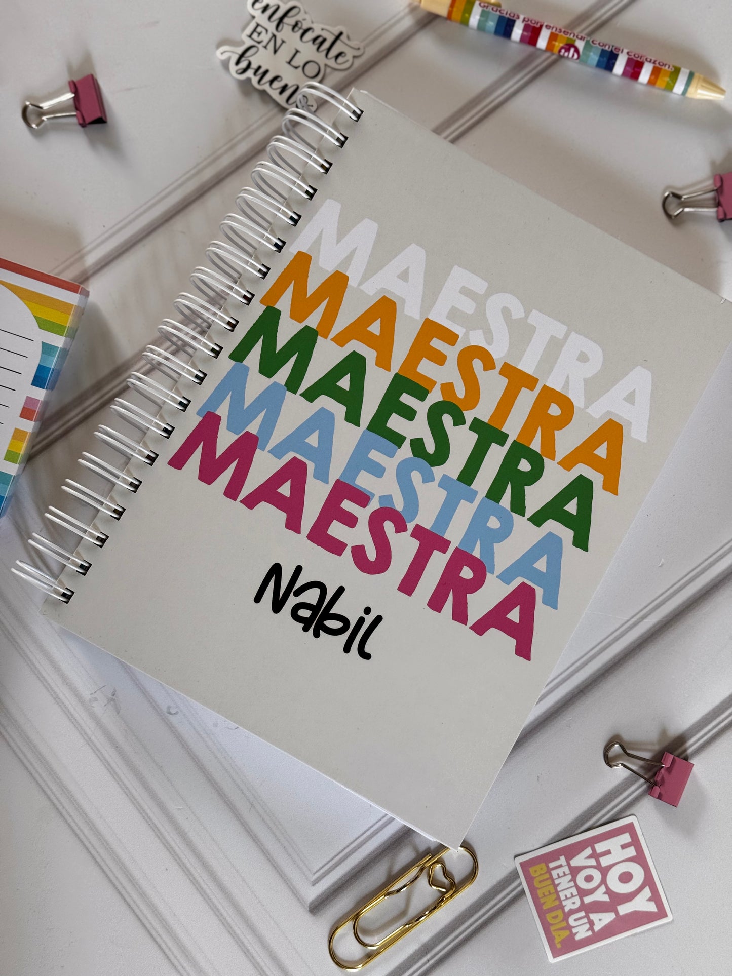 Agenda escolar docente modelo Neutro