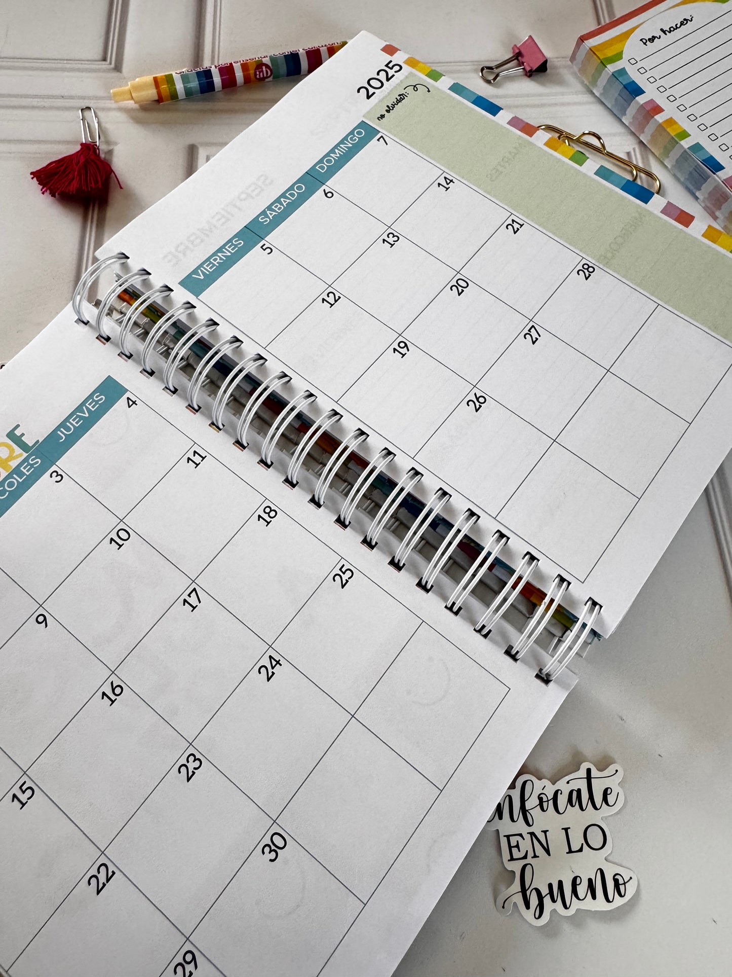 Agenda escolar directivo marmoleado #25