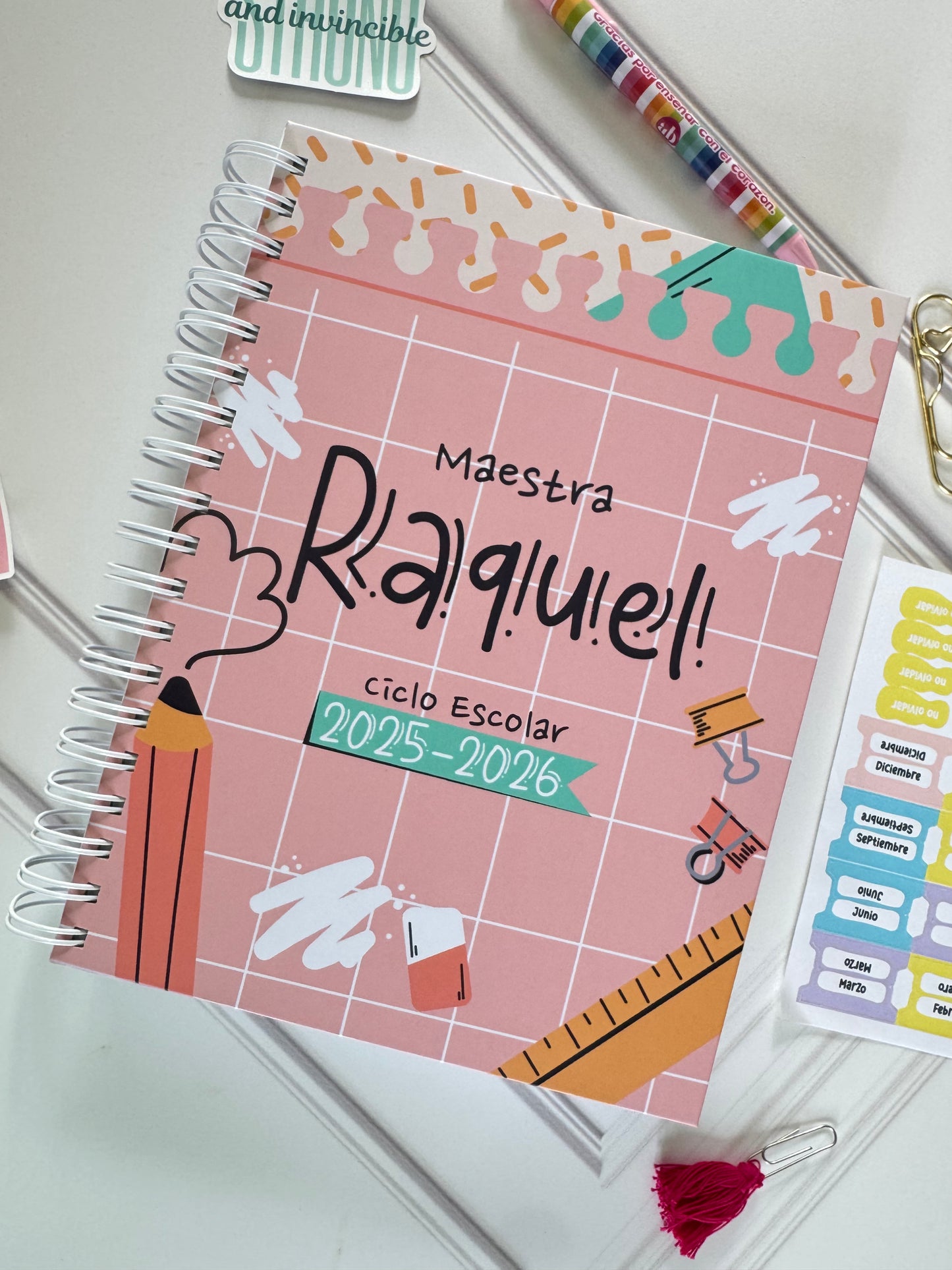 Agenda escolar docente modelo Notebook #74