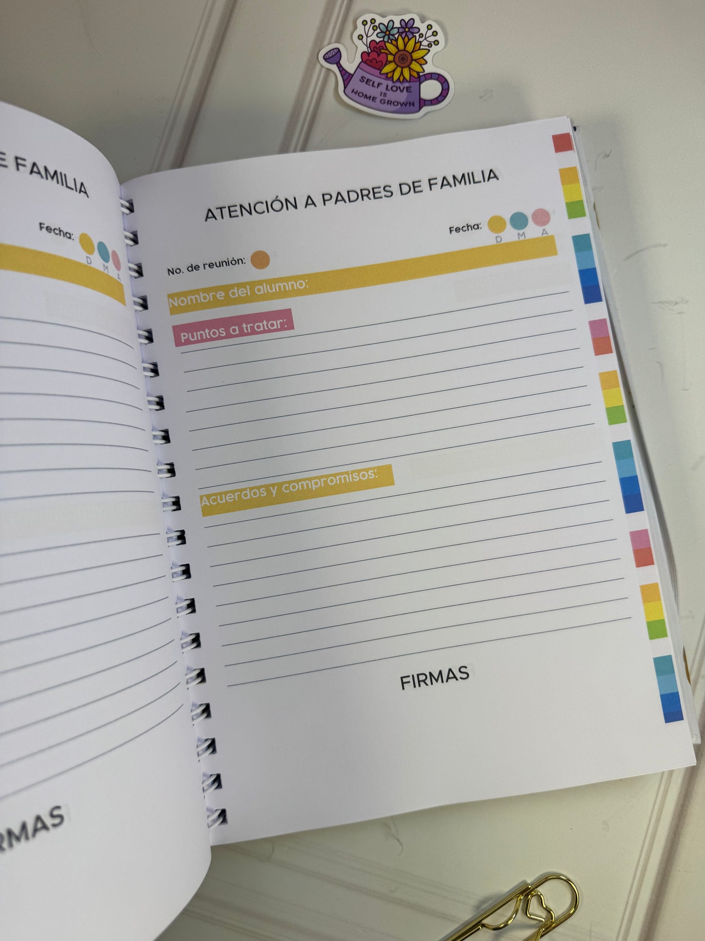 Agenda docente Ojos Turcos
