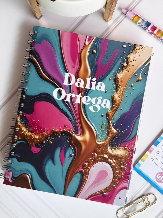 Agenda escolar directivo marmoleado #25