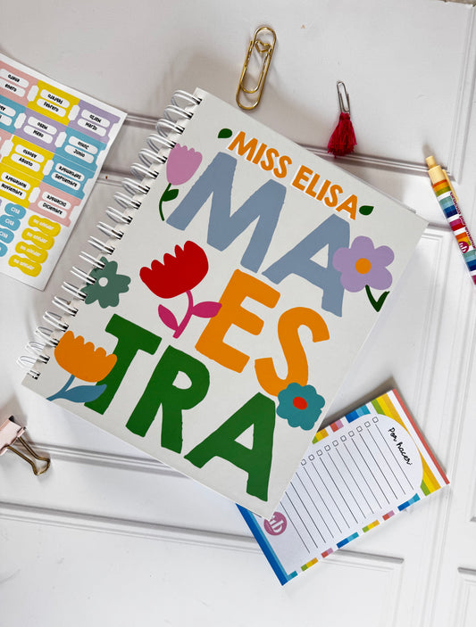 Agenda escolar docente modelo ¨MAESTRA¨