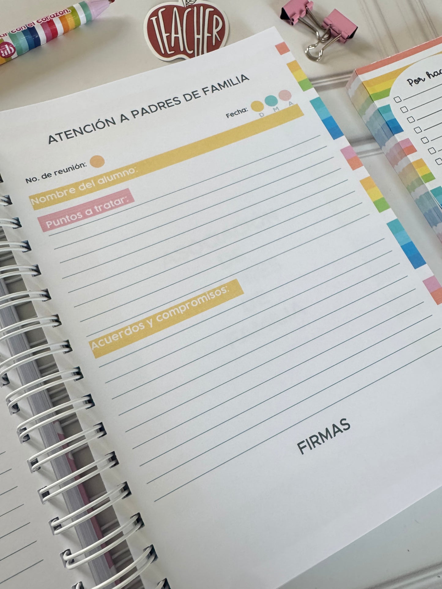 Agenda directiva modelo #020