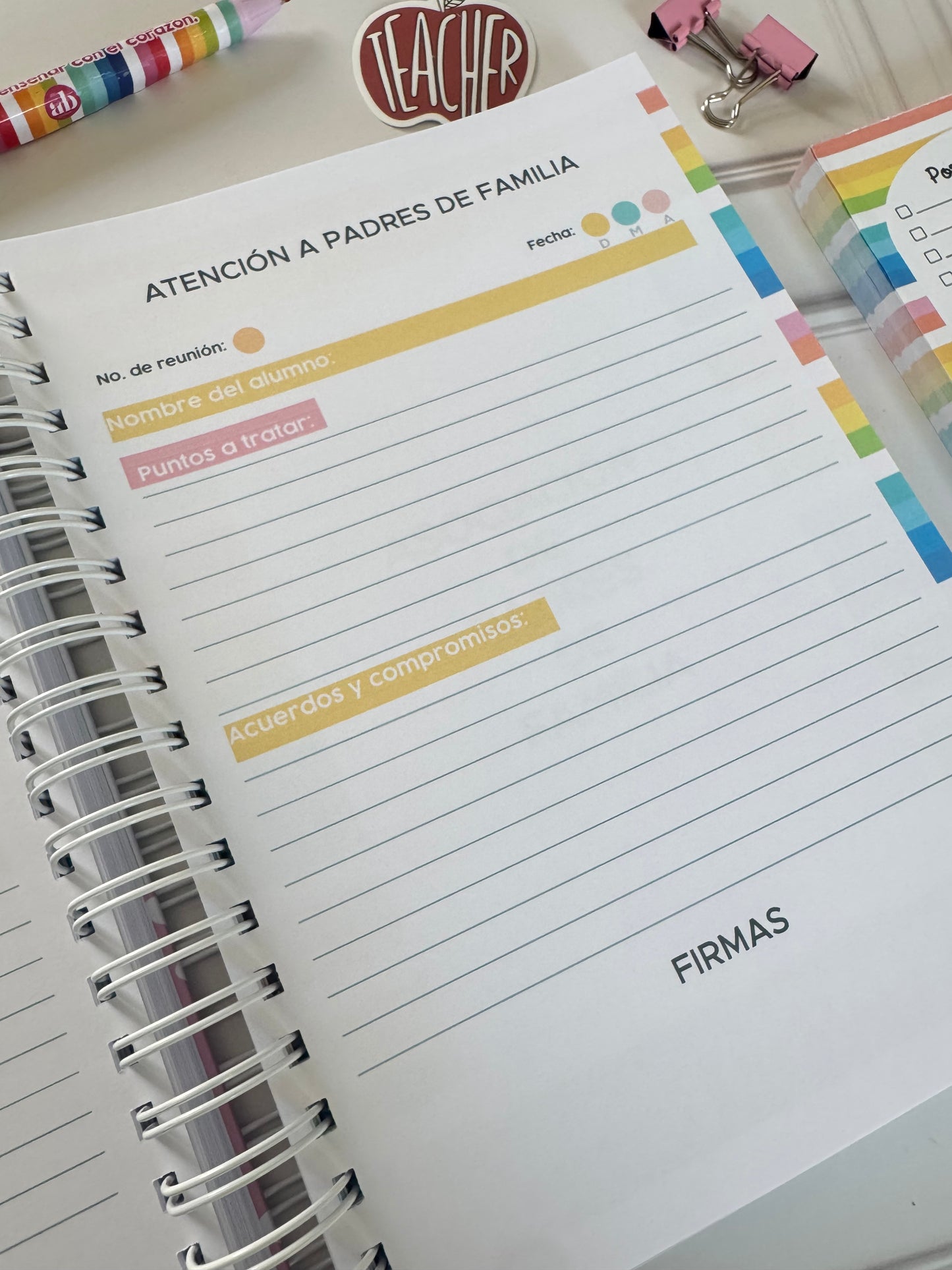 Agenda escolar directivo modelo #07