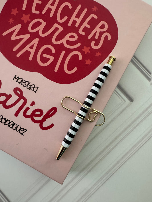 Portabolígrafos de metal