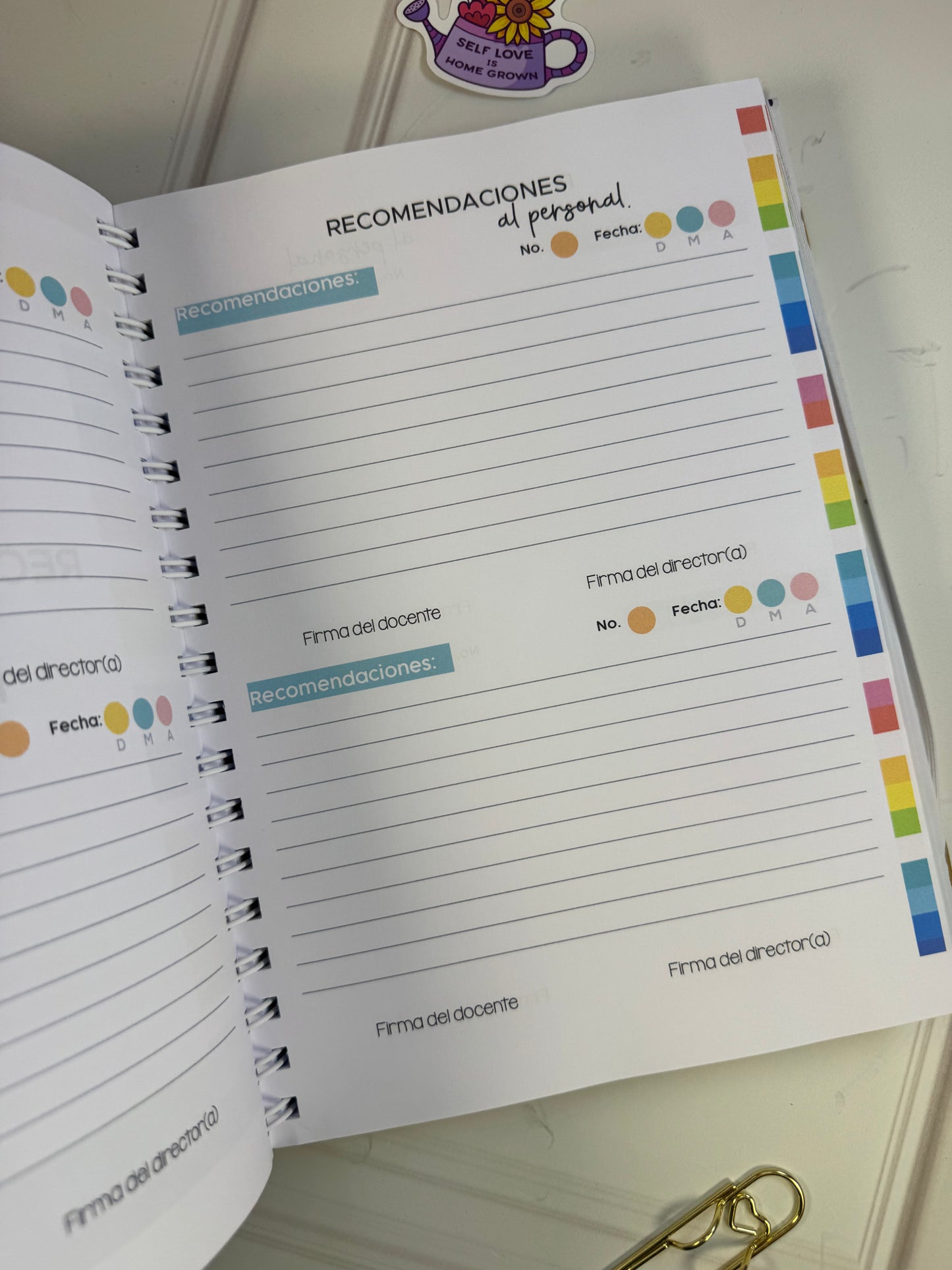 Agenda docente Ojos Turcos