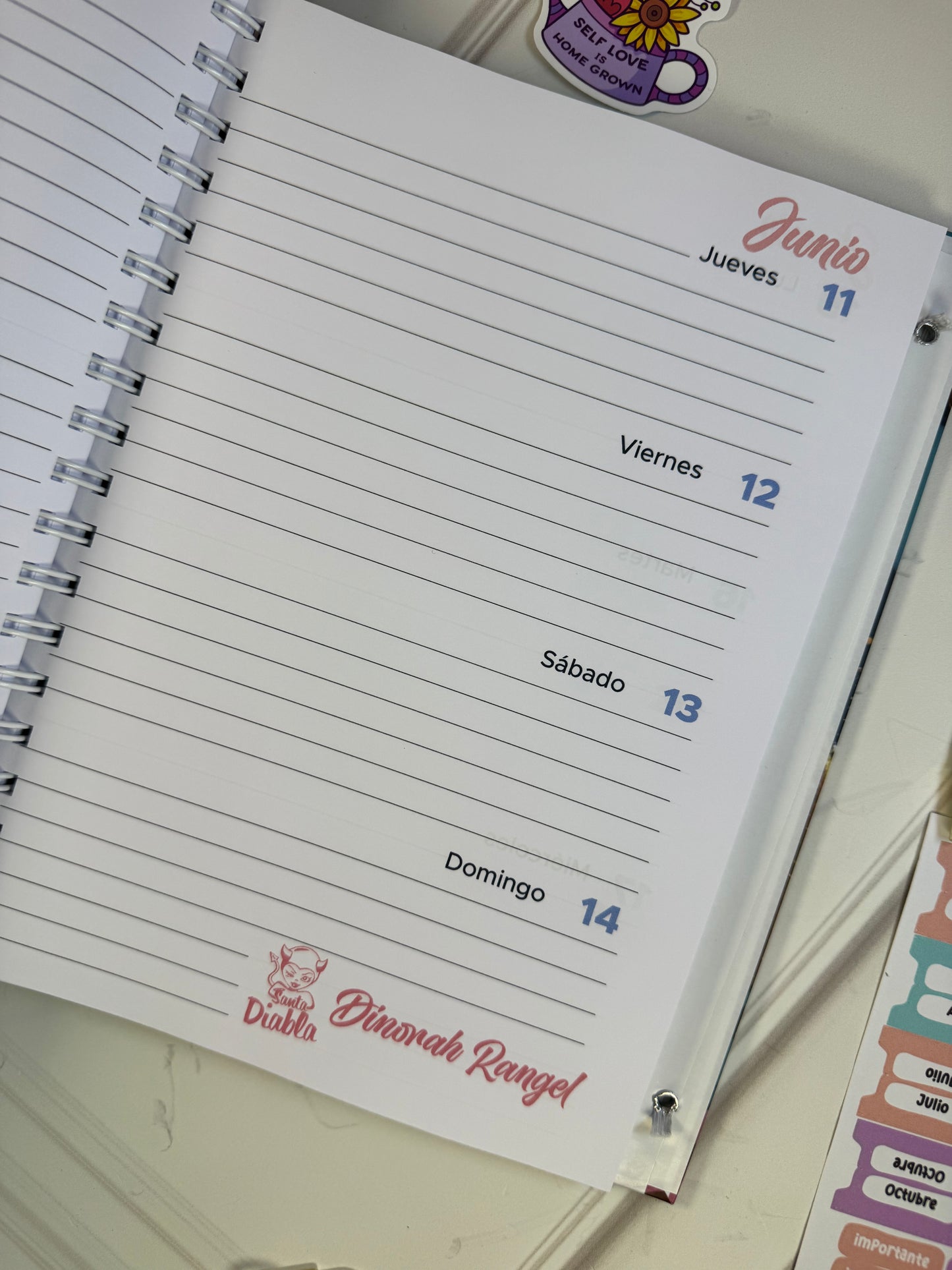 Agenda personalizada para emprendimiento