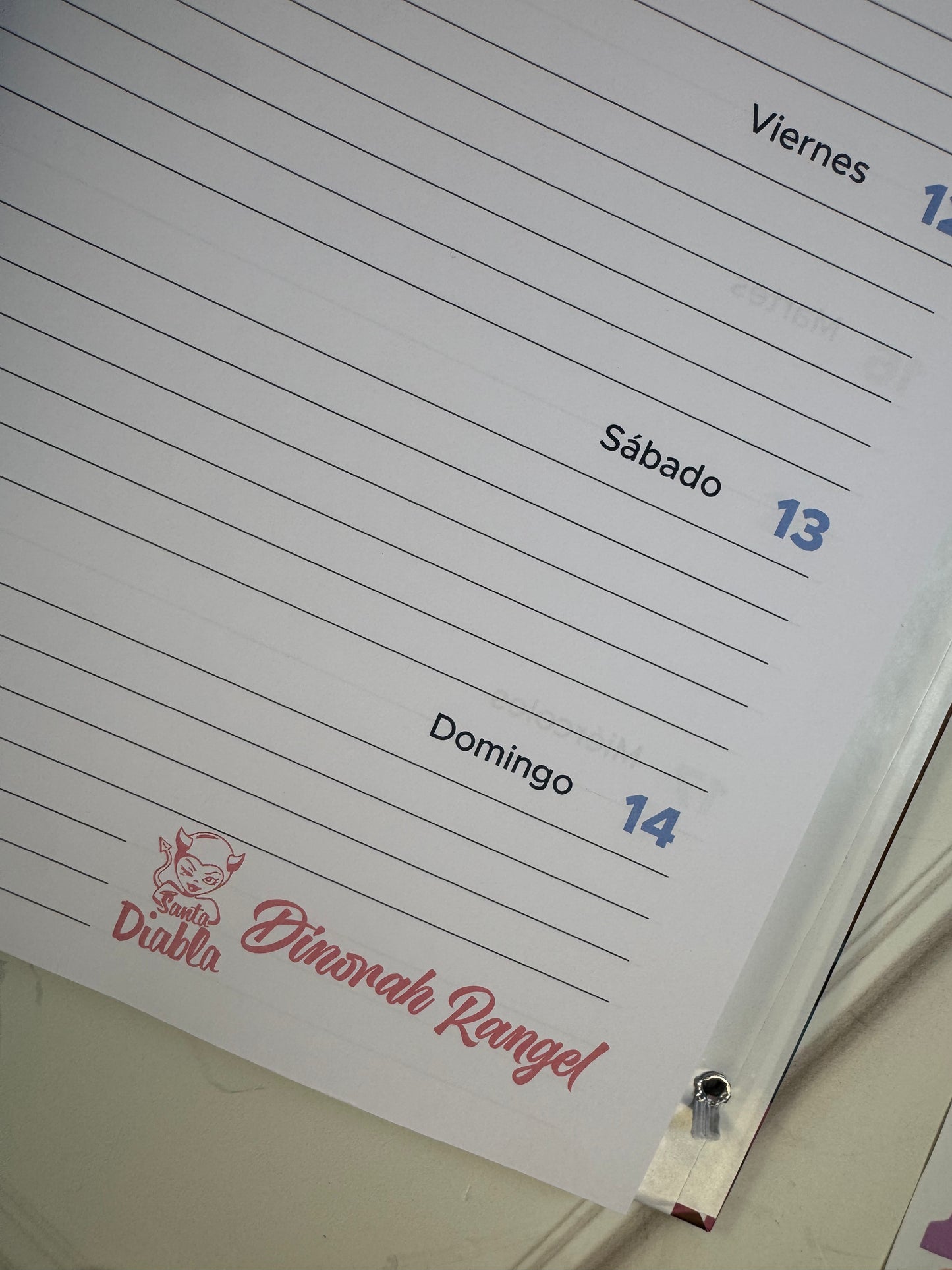 Agenda personalizada para emprendimiento