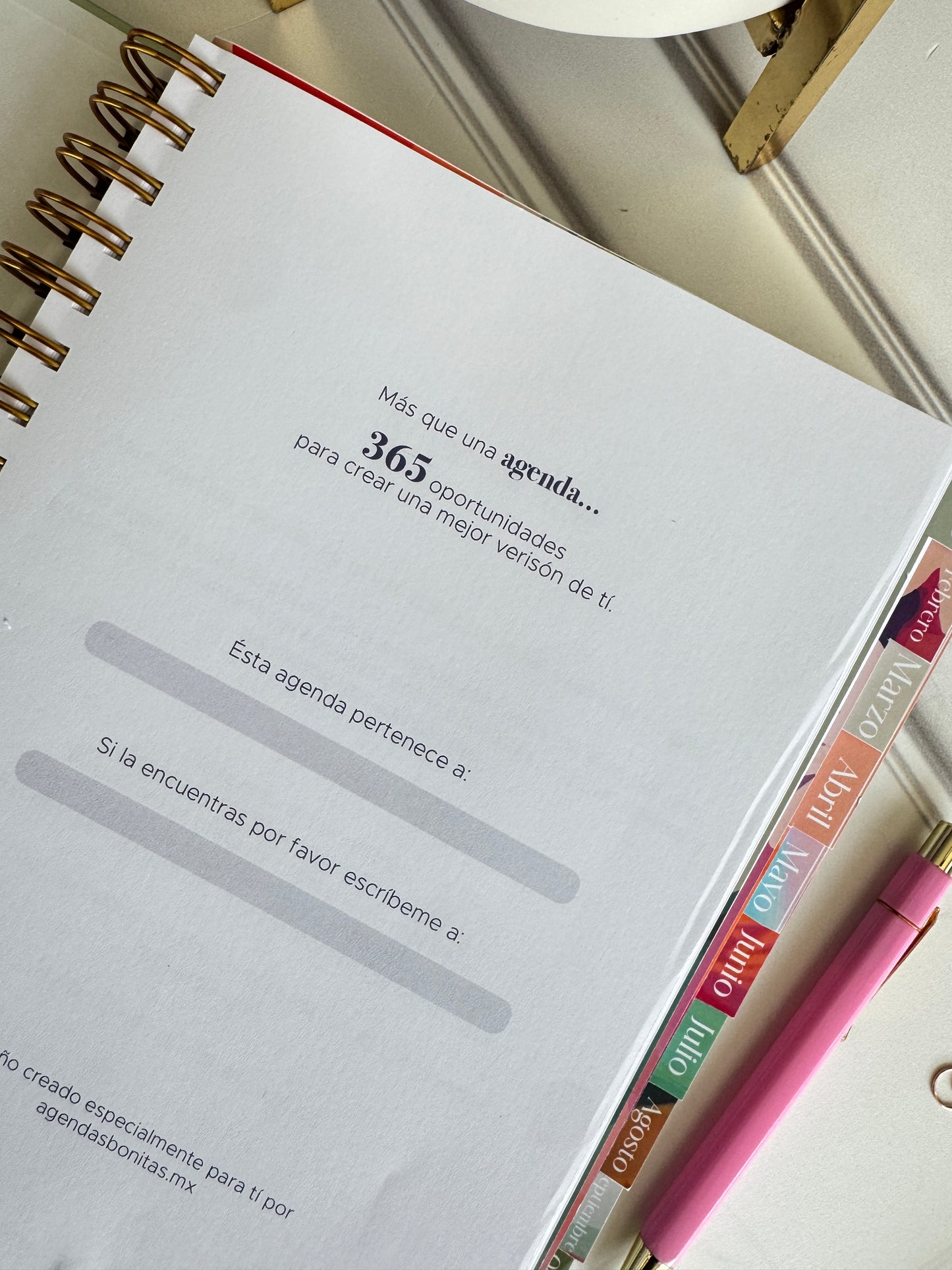 Agenda diaria 2026